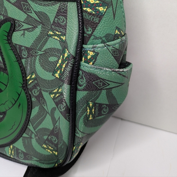 Loungefly Harry Potter Slytherin Backpack Bag - Picture 4 of 6